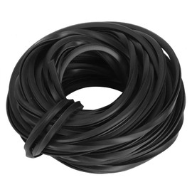 Black Greenhouse Rubber Strip Rubber Weatherproof Greenhouse Rubber Seal Greenhouse Accessories for Glass Sealing (10m/32.8ft)