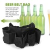 Gokelomg 6 Portable Bottle Waist Belt Bag Bottles Drinks Can