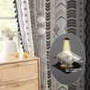 Colorbirtd 100% Blackout Boho Curtains 2 Panels 63 Inch Black