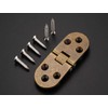 Folding Flip Top Hinge, Tiberham 180 Degree Round Edge Sewing