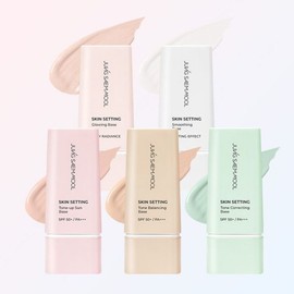 Jung Saem Mool 정샘물 스킨 세팅 베이스 40ml 5종 톤업/코렉팅/밸런싱/글로잉/스무딩 Jung Saem Mool Skin Setting Base 40ml 5 Types Tone-Up/Correcting/Balancing/Glowing/Smoothing