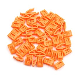 Hihaha Car Retainers Clips/for Car/Plastic / 50 Pcs Orange
