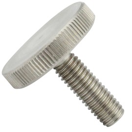 Thumb screw (low shape) – M6 x 20 – (1 piece) – DIN 653 – made of stainless steel A1 VA – Niro – SC653 SC-Normteile®