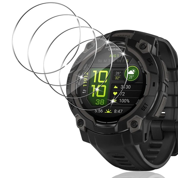 Yenwen Screen Protector for Garmin Instinct 3 45 mm AMOLED