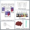 YOBTOP Resin Casting Powder 3000g with 5 Pigments - Fast