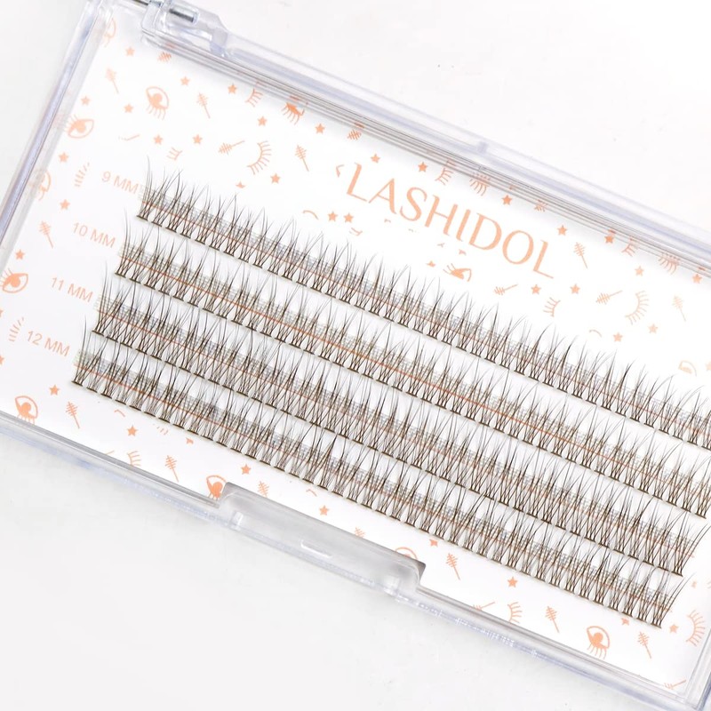 LASHIDOL Partial False Eyelashes, Matsueku Self False Eyelashes, Natural, Popular,