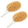 Shower Sponge, 2 Pcs Large Bath Sponges for Shower Body Scrubber Soft Loofah Exfoliating Sponge for Women Men Home Bathroom Face Body Washing Bathing Deep Cleansing