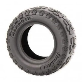 Mammoth TireBiterII – Juguetes de goma natural para perros masticadores extremos – Juguetes para perros para juegos interactivos extra largos – Juguet