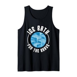 Mens Ice Water Ice Bath For The Brave Ice Bather Tank Top