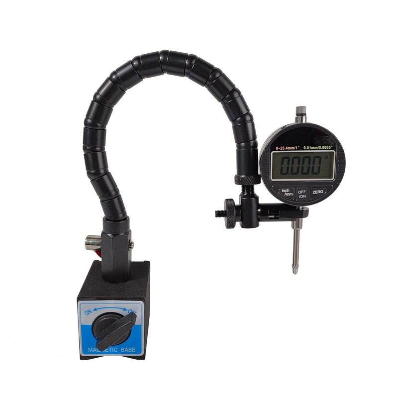 HFS(R) Dial Indicator Magnetic Base Stand with Flexible Arm 13"