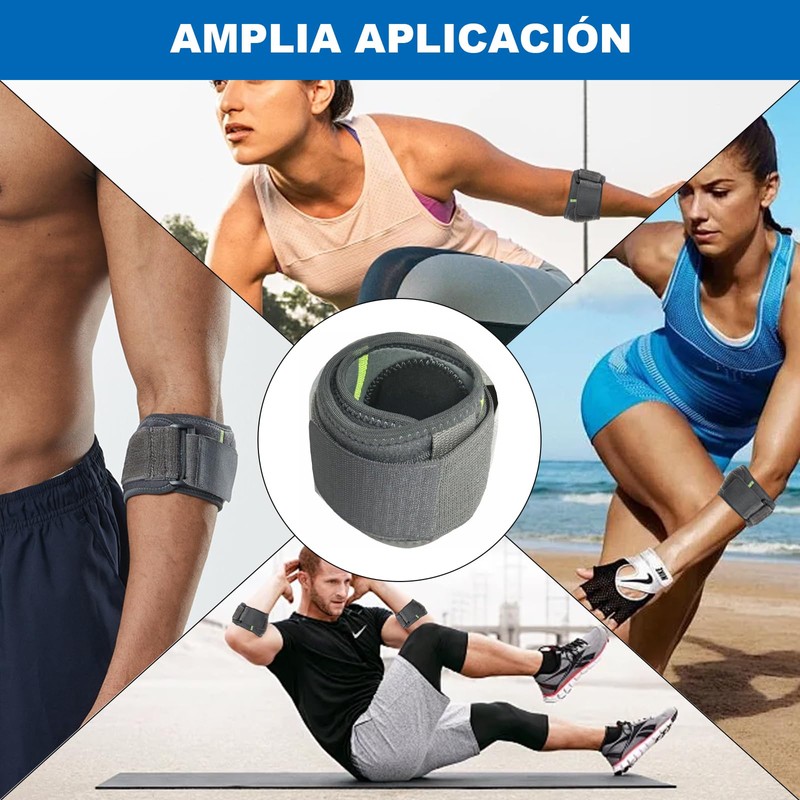 CAVIGLTE 2 Piezas Coderas Para Gym, Codera Para Tendinitis Y