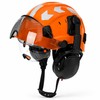 Safety Helmet with Built-In Visor & Removable Earmuffs – Style