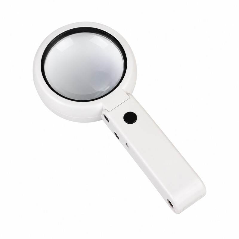 Foldable LED Magnifying Glass for Reading & Detail Work –