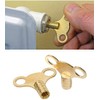 A1SONIC® Brass Radiator Bleed Key - Radiator Bleed Valve Key