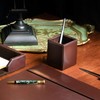 Dacasso Bonded Leather Pencil Cup - Luxury Cup Storage for