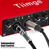 Tiimge 2x2 USB Audio Interface for PC, with 48V Phantom