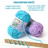 Fuzzy Chenille Yarn for Crocheting,Velvet Baby Blanket Yarn for Crocheting,Soft