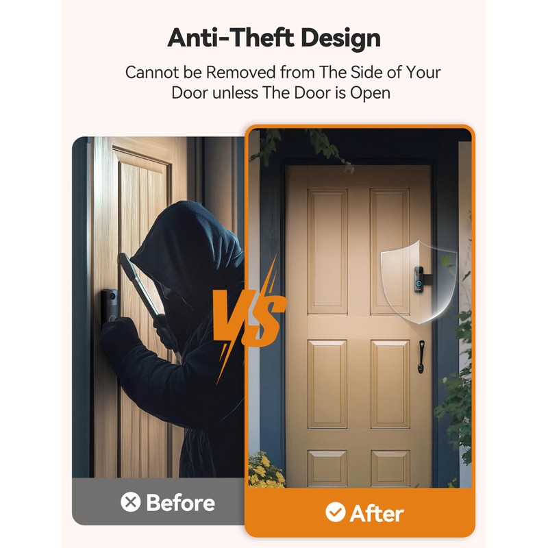 Blink Doorbell Mount & Outdoor Camera Bracket - Anti-Theft Security