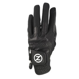 Zero Friction Men's Ultra Feel Cabretta Leather Left Hand Golf Glove, Black
