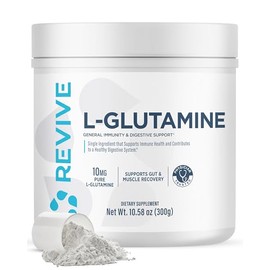 REVIVE Gut L-Glutamine Powder MD - Muscle Recovery & Immune System Booster for Adults - Promotes Digestive Health & Reduces Muscle Soreness - Immunity