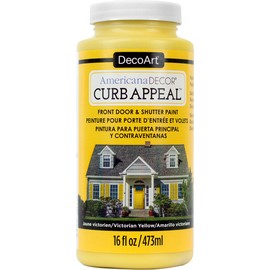 DecoArt Americana Curb Appeal Paint, Victorian Yellow, 15.74 x 6.98 x 6.98 cm