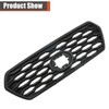 labwork Matte Black Honeycomb Style Front Bumper Hood Grille Replacement