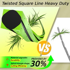 095 Trimmer Line, 380ft Square Twist Heavy Duty Weed Eater String