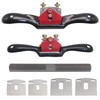 KOOTANS 2pcs 9" 10" Adjustable Spokeshave with Flat Base, 4pcs