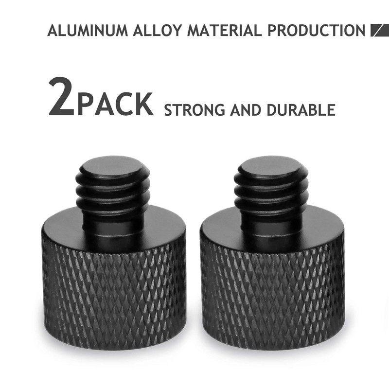 Frgyee Thread Adapter Microphone Tripod 5/8 Female to 3/8 Male