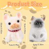 2Pcs Taba Squishy Cat Fidget Toys, Fufu Cat Squishy Stress