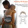 Breathable Mesh Baby Sling Portable Toddler Carrier, Adjustable Baby Sling