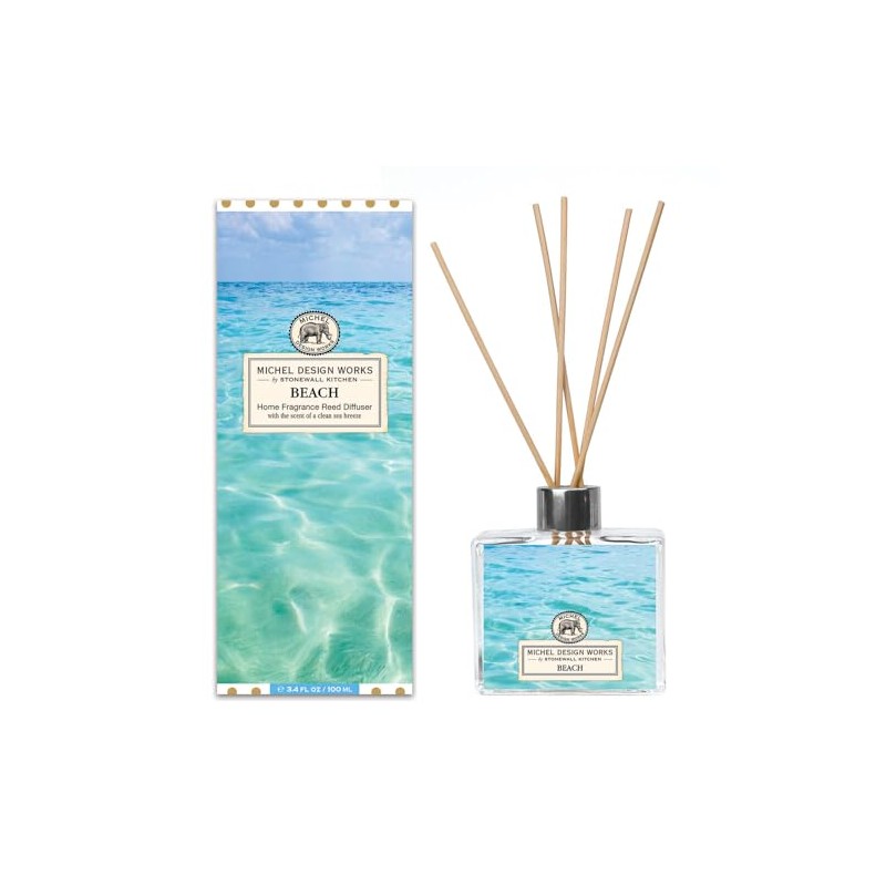 Michel Design Works Home Fragrance Reed Diffuser, Beach (823189)