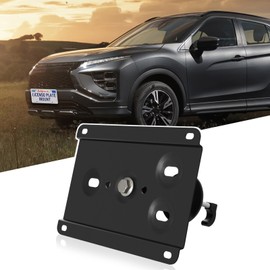 No Drill Front License Frame Compatible with Mitsubishi Eclipse Cross Mirage6th gen Mirage G46th gen Outlander4th gen Outlander PHEV3rd gen Outlander PHEV Anti-Theft License Plate Grille Mount Holder