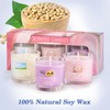 Lumispace Scented Aromatherapy Soy Candle Gift Set, 100% Natural Soy