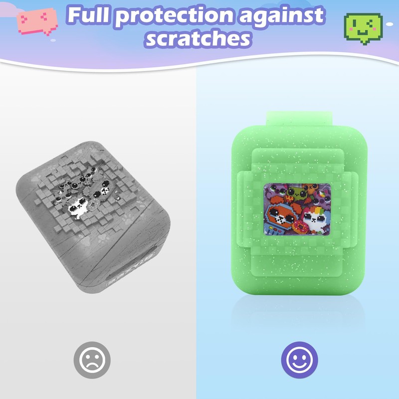 Taladad Silicone Cover Case for Bitzee Interactive Toy Digital Pet,Cases