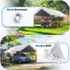 ADVANCE OUTDOOR Replacement Top Cover Tarp for 12x20 ft Carport
