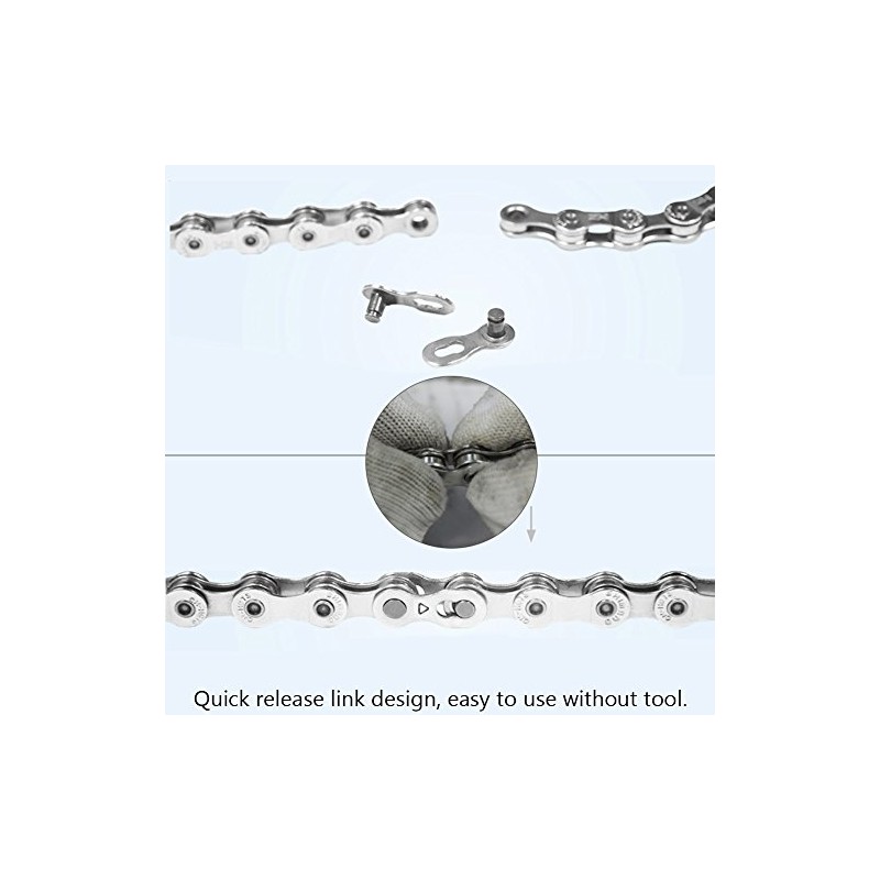 5 Pairs Bicycle Chain Lock, Quick Release Bicycle Chain Lock