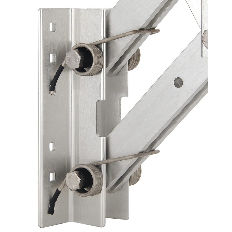 Mojiate Heavy Duty Outboard Motor Bracket - 7.5-20HP Capacity, Anodized