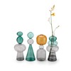 PHILIPPI - CURIOSA Vases - Geometical Glass Art in 4