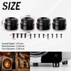 HQPARRTS 4Pcs Subwoofer Isolation pad Subwoofer Isolation System Compatible with