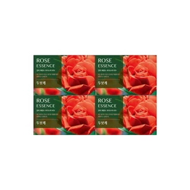 Duboret Soap Rose 100g x4/Face Soap / 두보레 비누 장미 100g x4개/세수비누