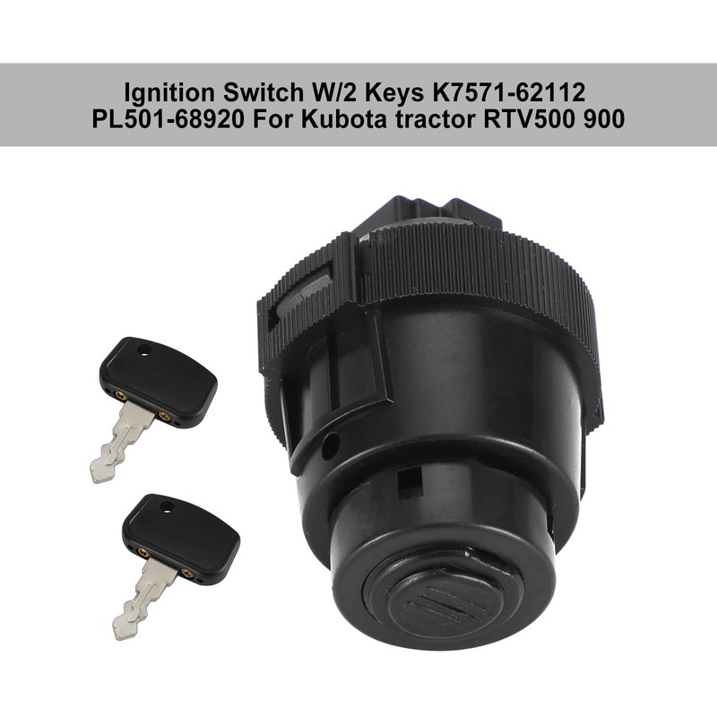 Frezon Ignition Switch Fit for Kubota K7571-62112 Tractor RTV500 RTV900