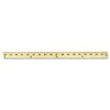 Westcott 10425 Wood Yardstick with Metal Ends, 36-Inch
