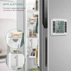 Refrigerator Thermometer Wireless Sensor Temperature Monitor with Audible Alarm for