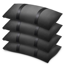 200 LBS Umbrella Base Weights Sandbags, 4 Packs Sand Bags for Weight, Weatherproof Fillable Heavy Duty Weight Sandbag for Outdoor Furniture Backyard Umbrella Garden Trampoline Poolside Accessories