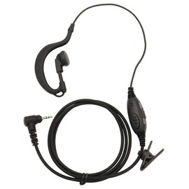 GoodQbuy 2Pcs Clip Ear Headset/Earpiece Mic is Compatible with Uniden GMR 2 Two Way Radio Walkie Talkie