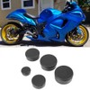 5PCS Motorcycle Frame Hole Cover Caps Plug Kit Decor for