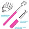 ElloLife Stainless Steel Back Scratcher, 4 Pieces: High Quality Scraper