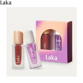LAKA Fruity Glam Tint Set 2items [Glam and Soothing Edition], Tint#$%Lip Oil:111 Mellow-Nourishing Yellow