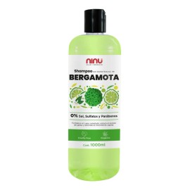 Shampoo Aceite De Bergamota Ninu Libre De Sulfatos 1 Litro                                                                                            